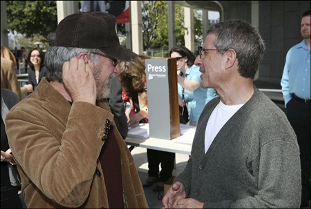 Steven Spielberg and Ron Meyer at 