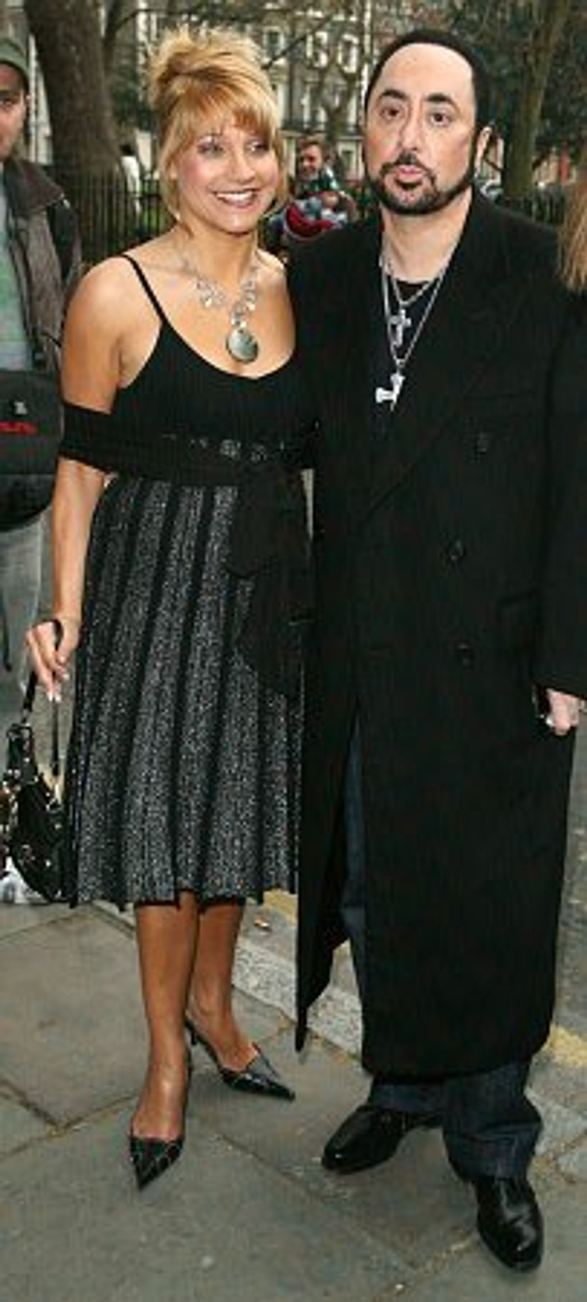 David Gest and girlfriend at 