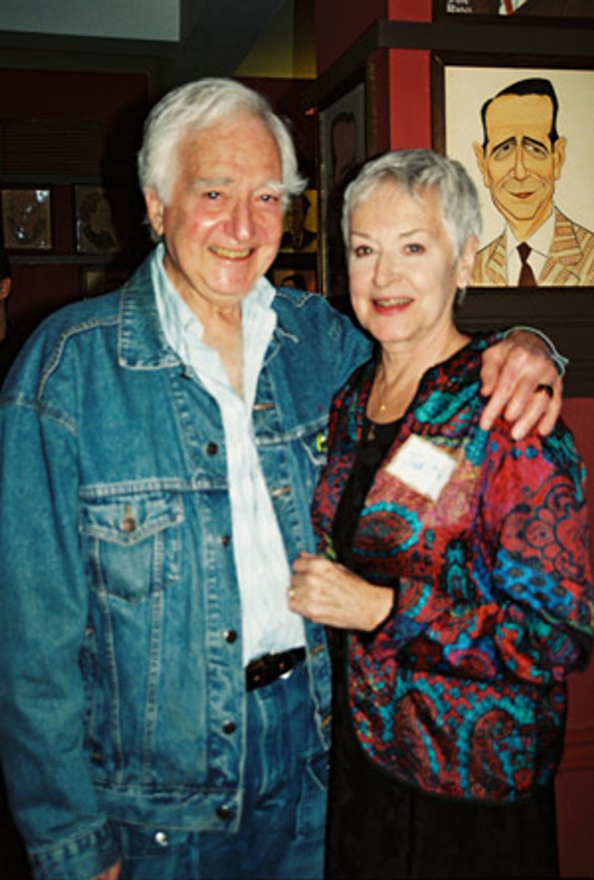 Donald Grody (Grey Gardens) and Judith Anderson at Career Transition for Dancers at Sardi's