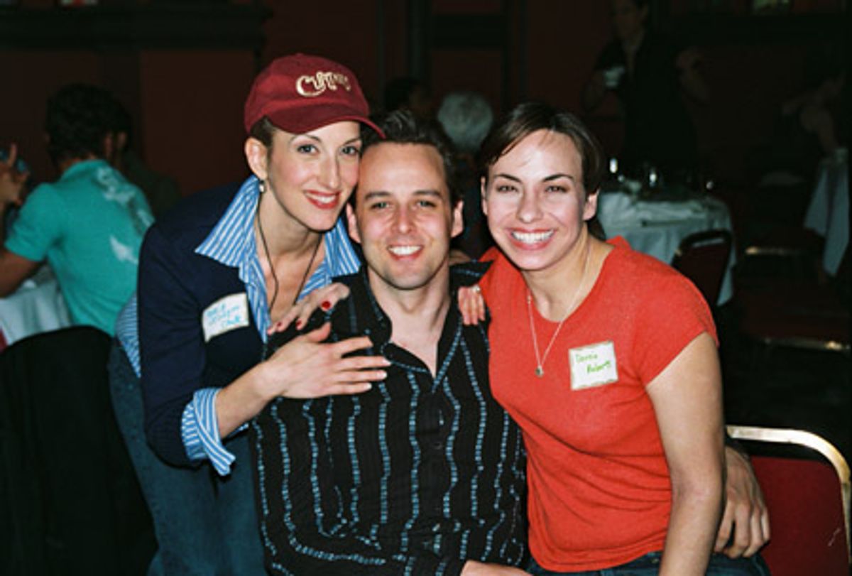 Paula Leggett Chase (Curtains), Noah Racey and Darcie Roberts (Curtains) at 