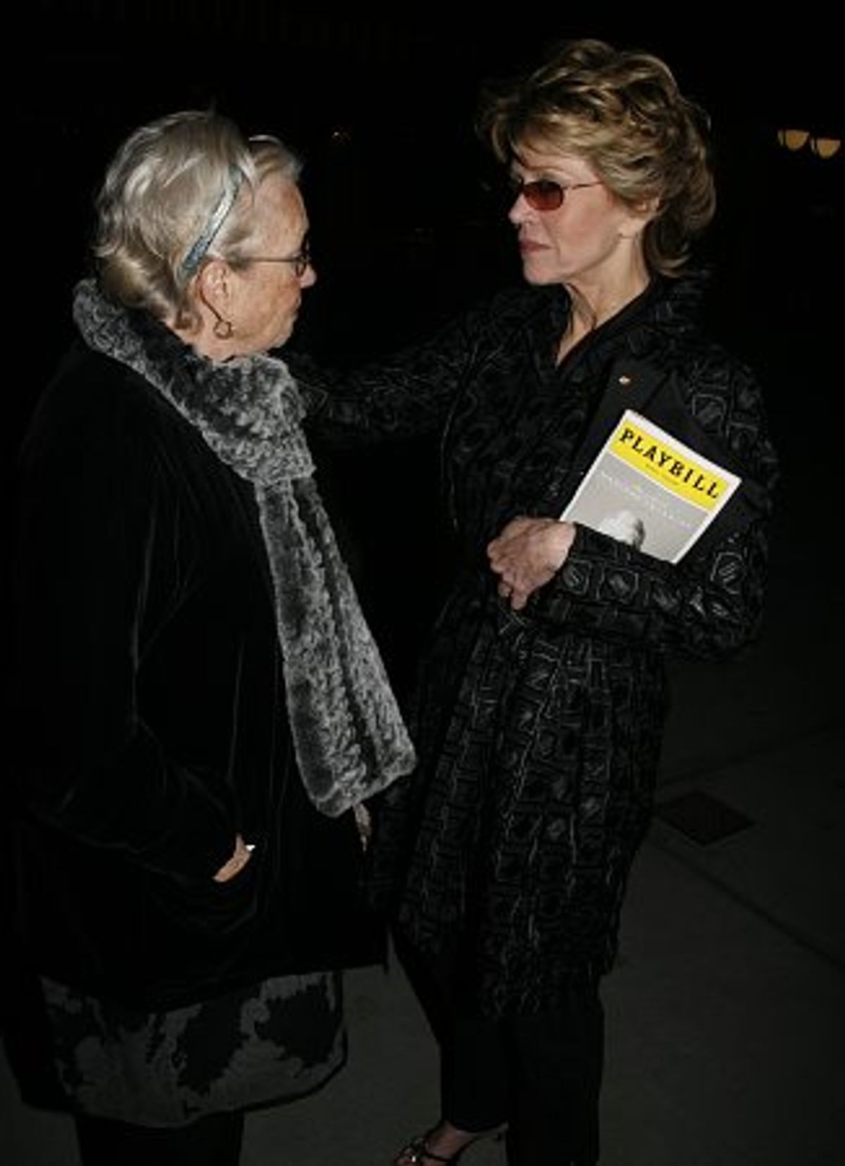 Costume Designer Ann Roth and Jane Fonda at 