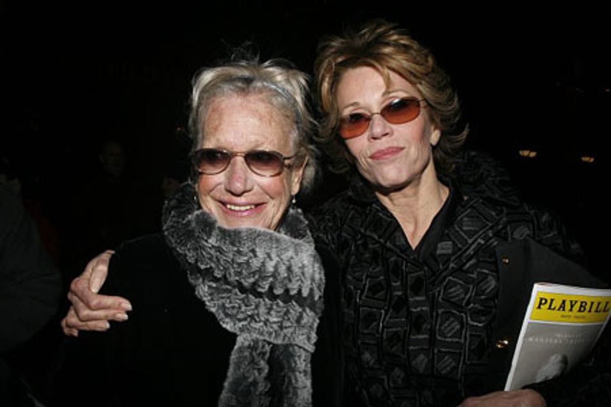 Costume Designer Ann Roth and Jane Fonda at 