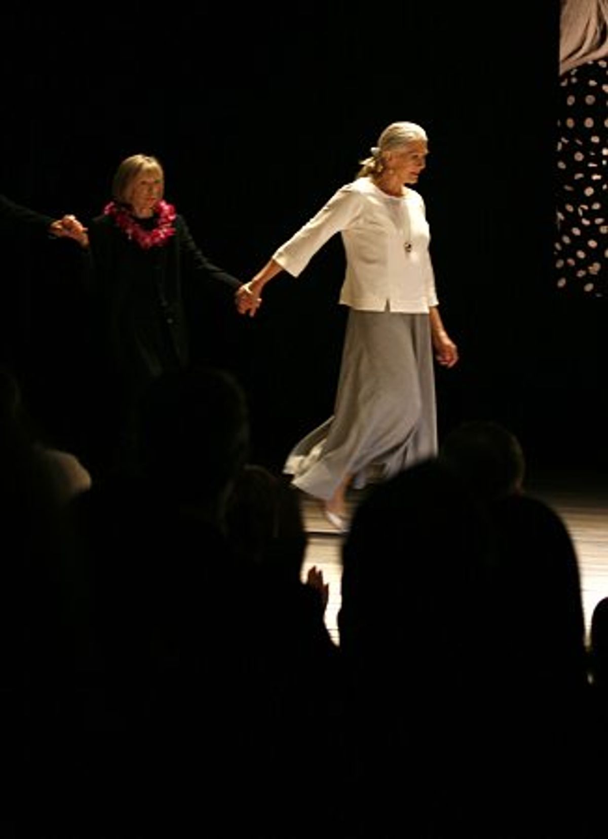 Vanessa Redgrave and Joan Didion at 