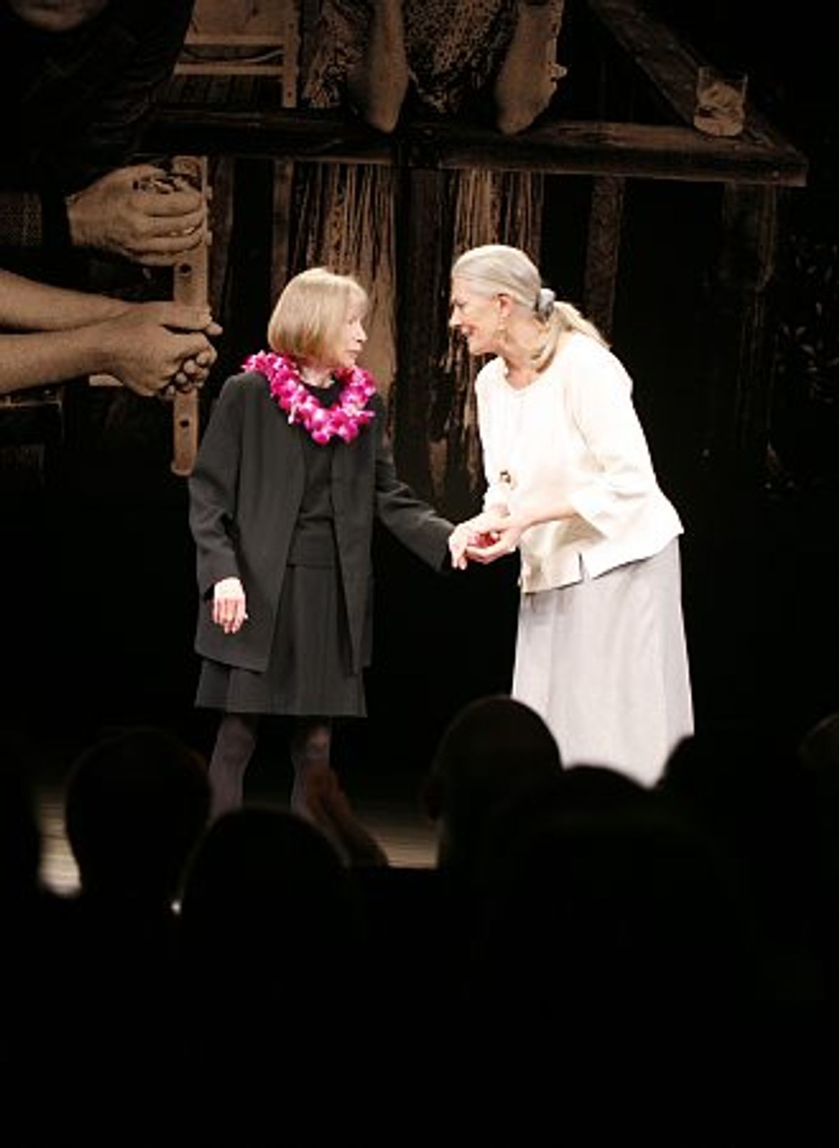 Vanessa Redgrave and Joan Didion at 
