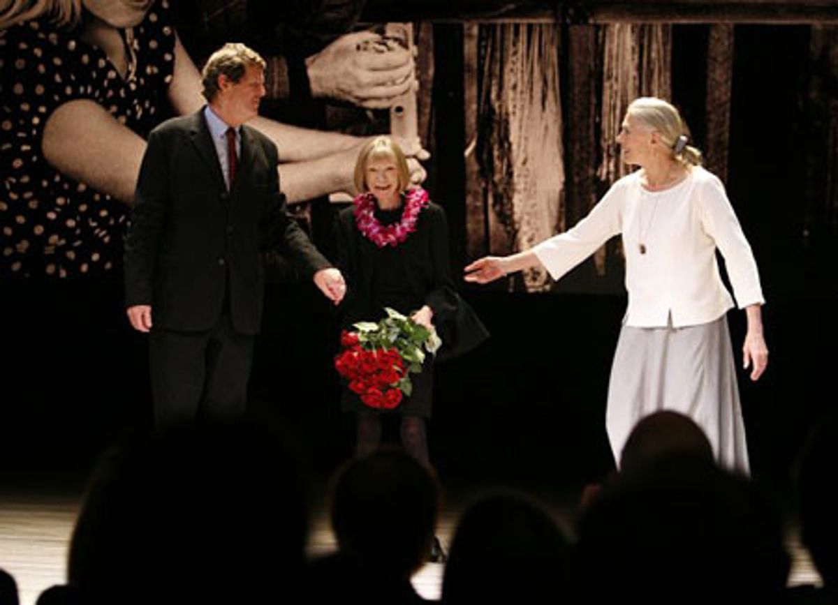 David Hare, Joan Didion and Vanessa Redgrave at 