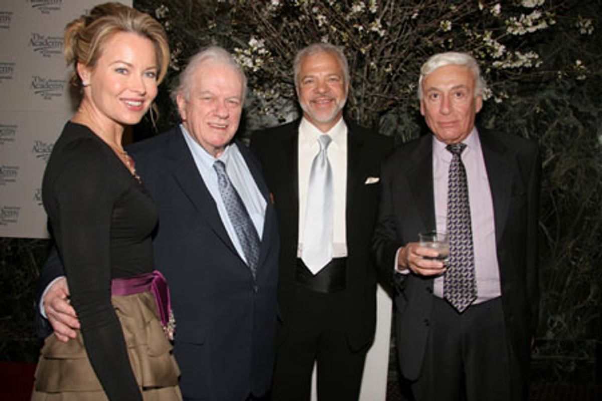 Jensen Gores, Charles Durning, Same Gores and guest  at 