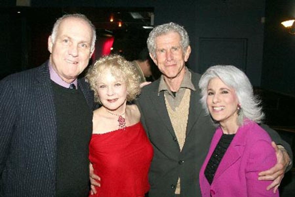 Lawrence Pressman, Penny Fuller, Tony Roberts and Jamie deRoy
 at 