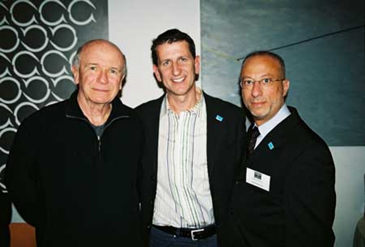 Terrence McNally, Tom Kirdahy and Marc D'Alessio at 