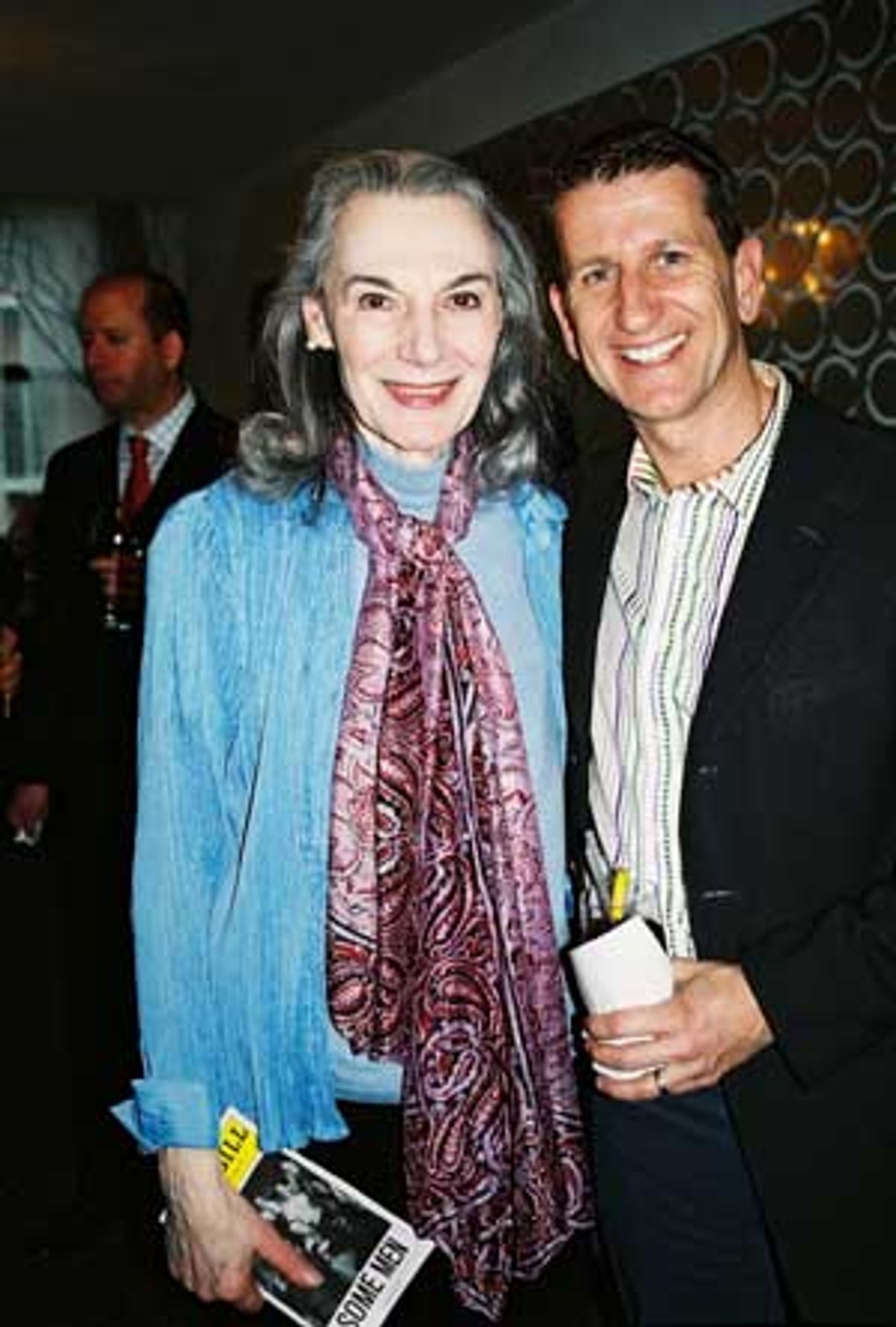 Marian Seldes and Tom Kirdahy at 