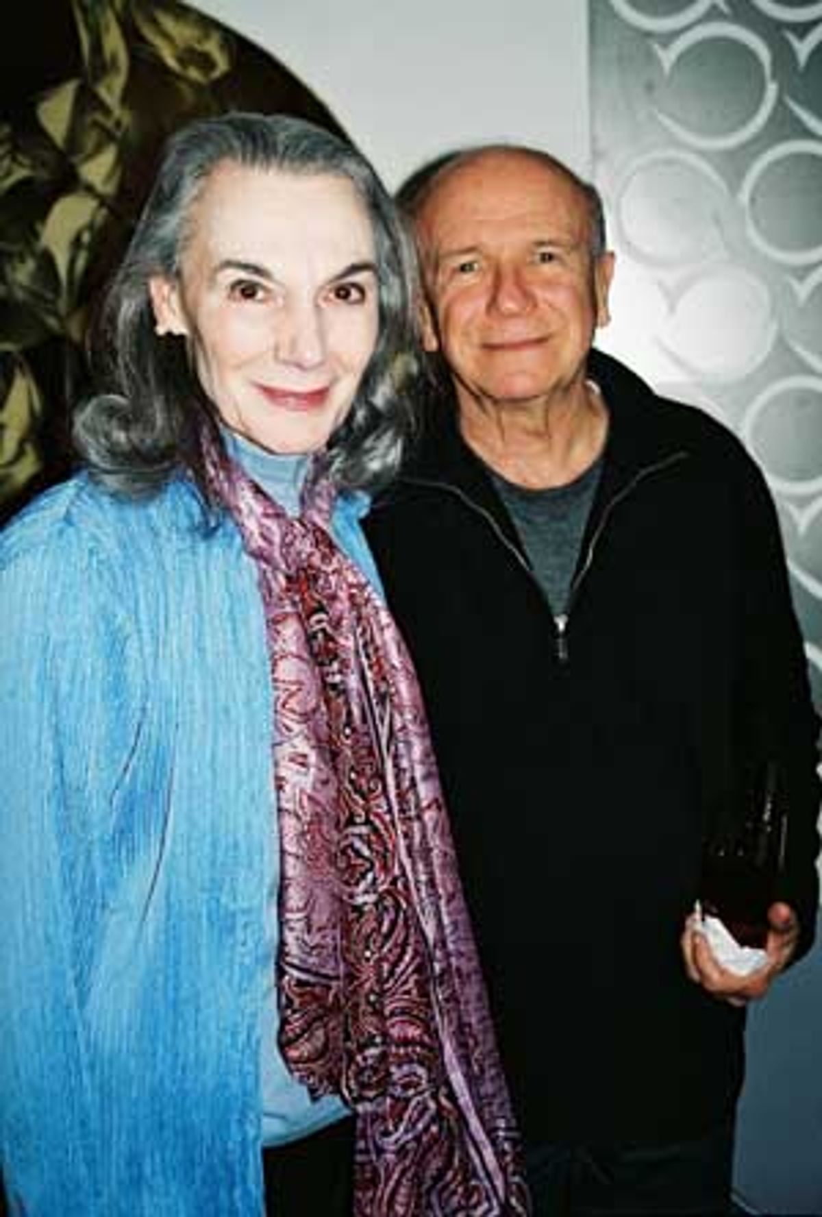 Marian Seldes and Terrence McNally at 