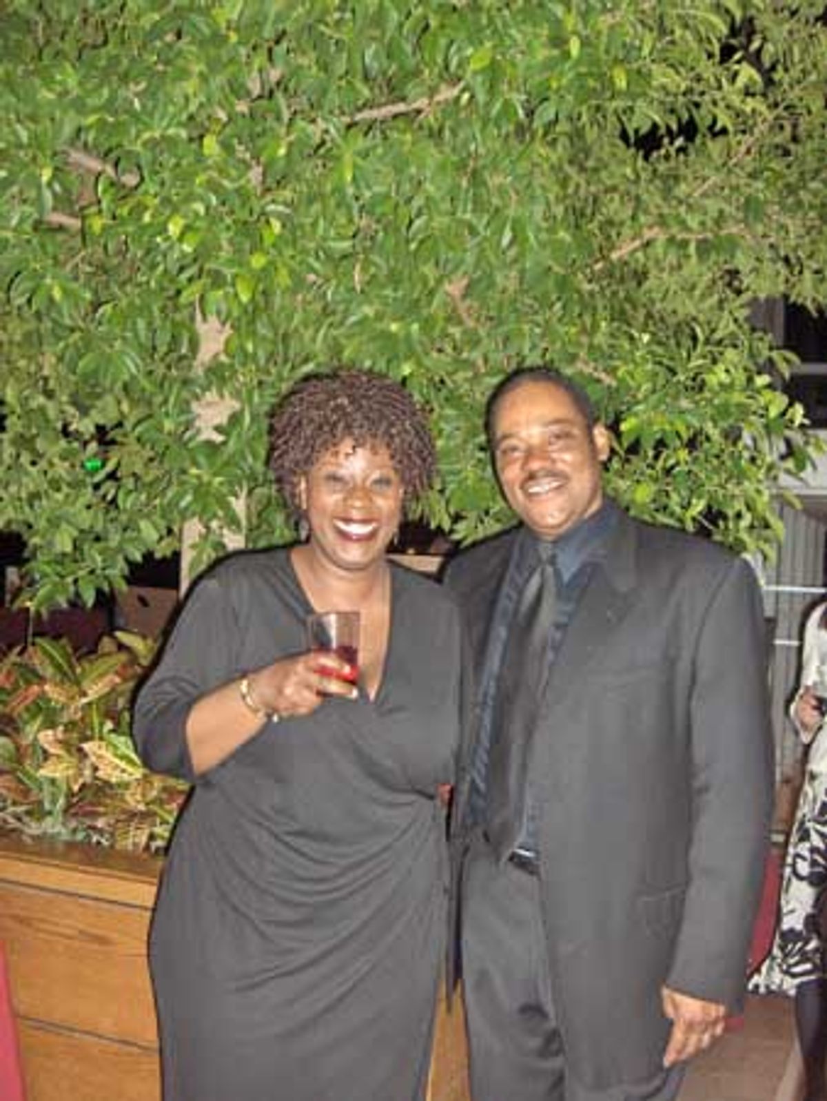Capathia Jenkins and Lawrence Clayton at 