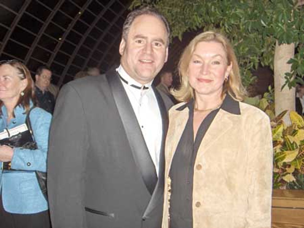 Craig Schulman and Terry Kraus (concert patron) at 