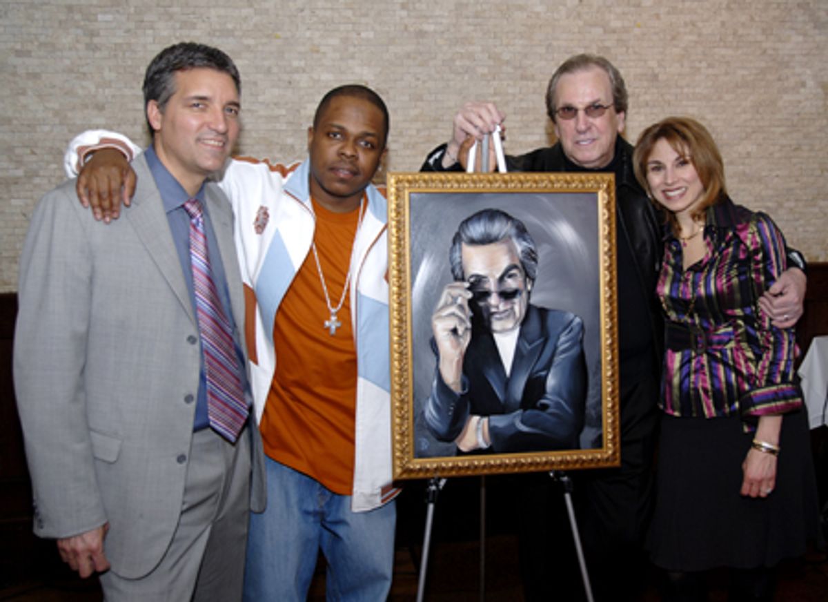 Bruce Dimpflmaier, Hasan, Danny Aiello and Valerie Smaldone at 