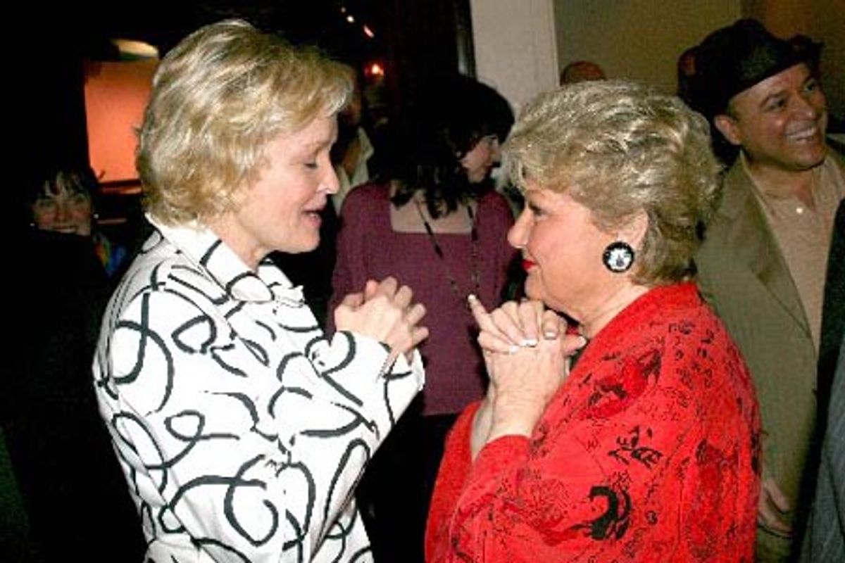 Christine Ebersole and Marilyn Maye at 