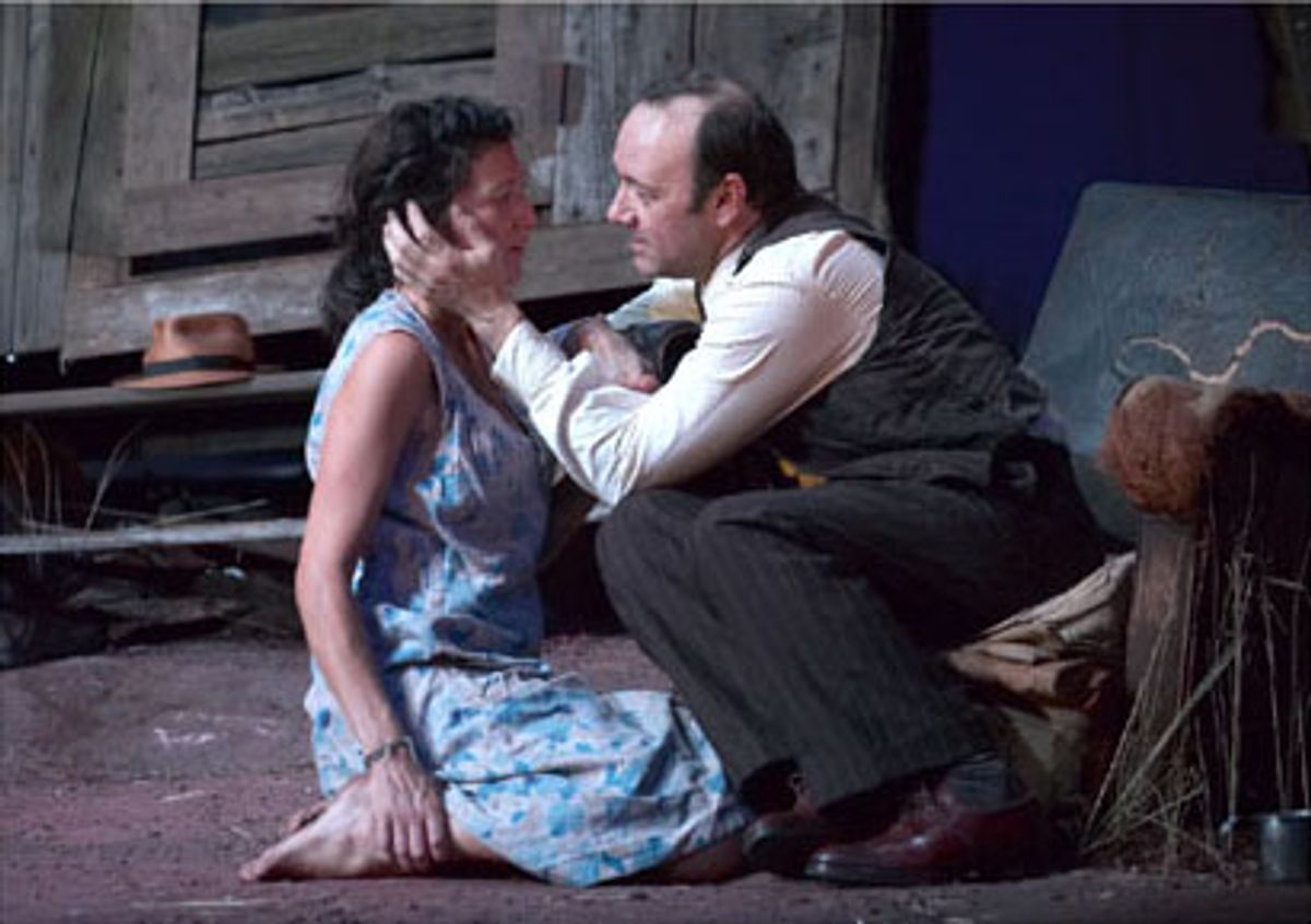 Eve Best and Kevin Spacey at 