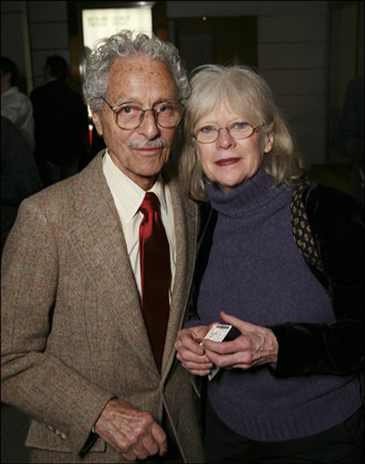 Allan Arbus and wife Mariclare Costello at 