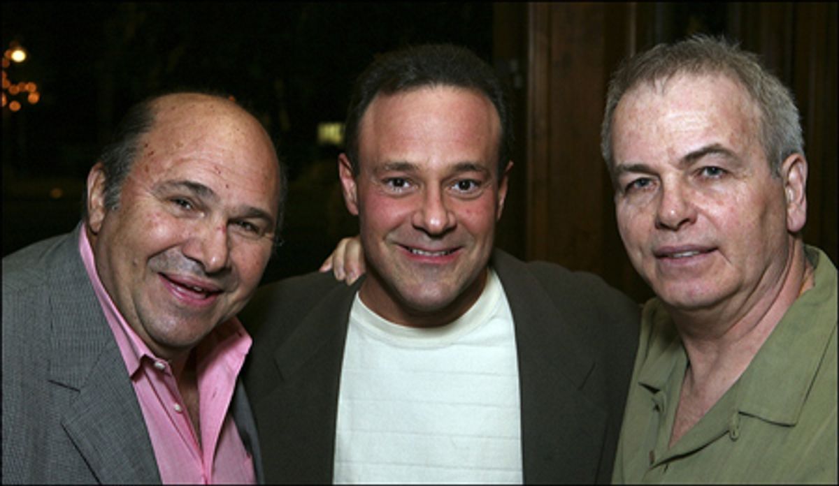 Robert Costanzo, Castmember Jim Saltouros and Producer Robert Moresco  at 