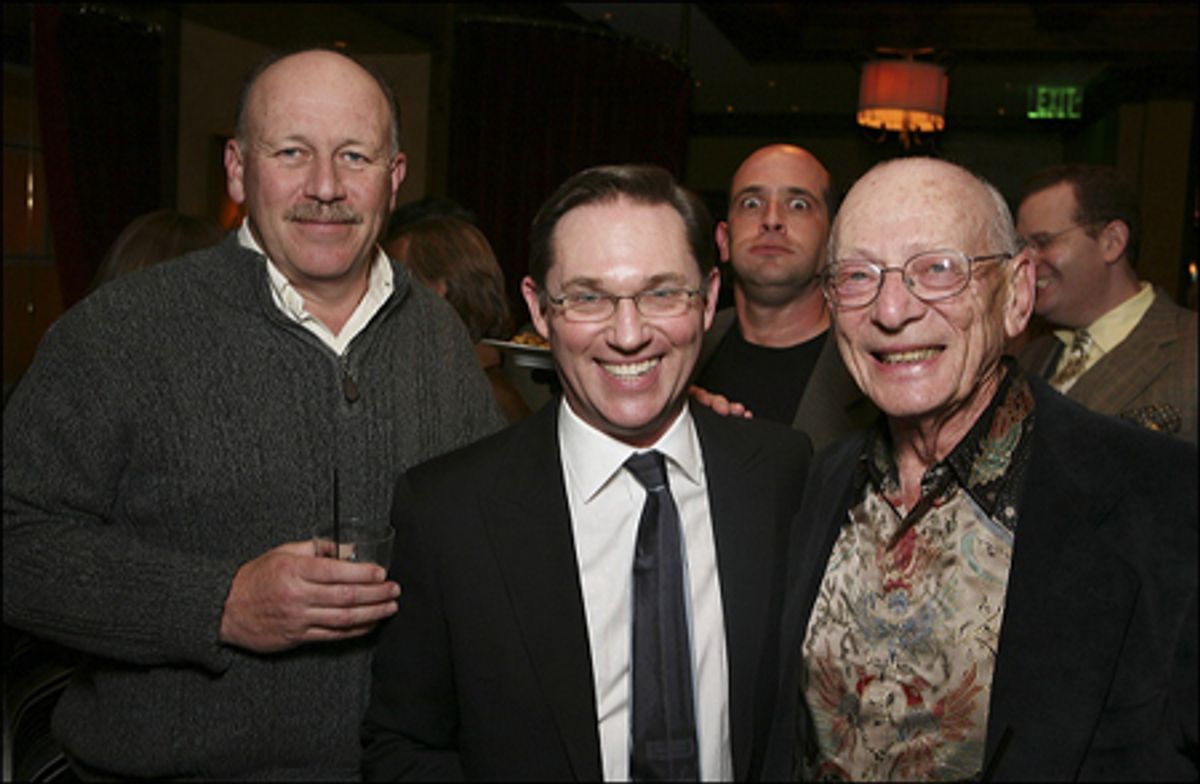 Castmembers Julian Gamble, Richard Thomas, Mark Morettini and Alan Mandell
 at 