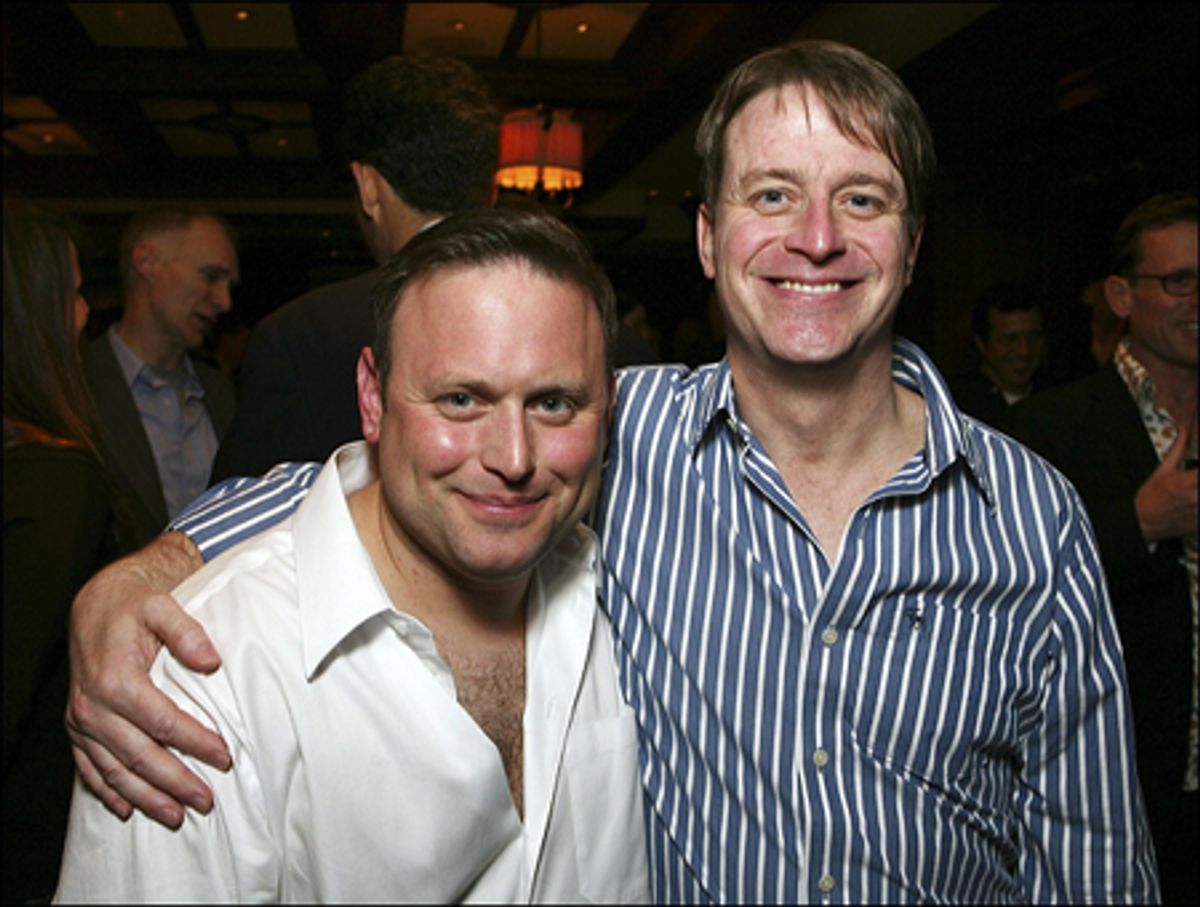 Castmembers Todd Cerveris and T. Scott Cunningham at 