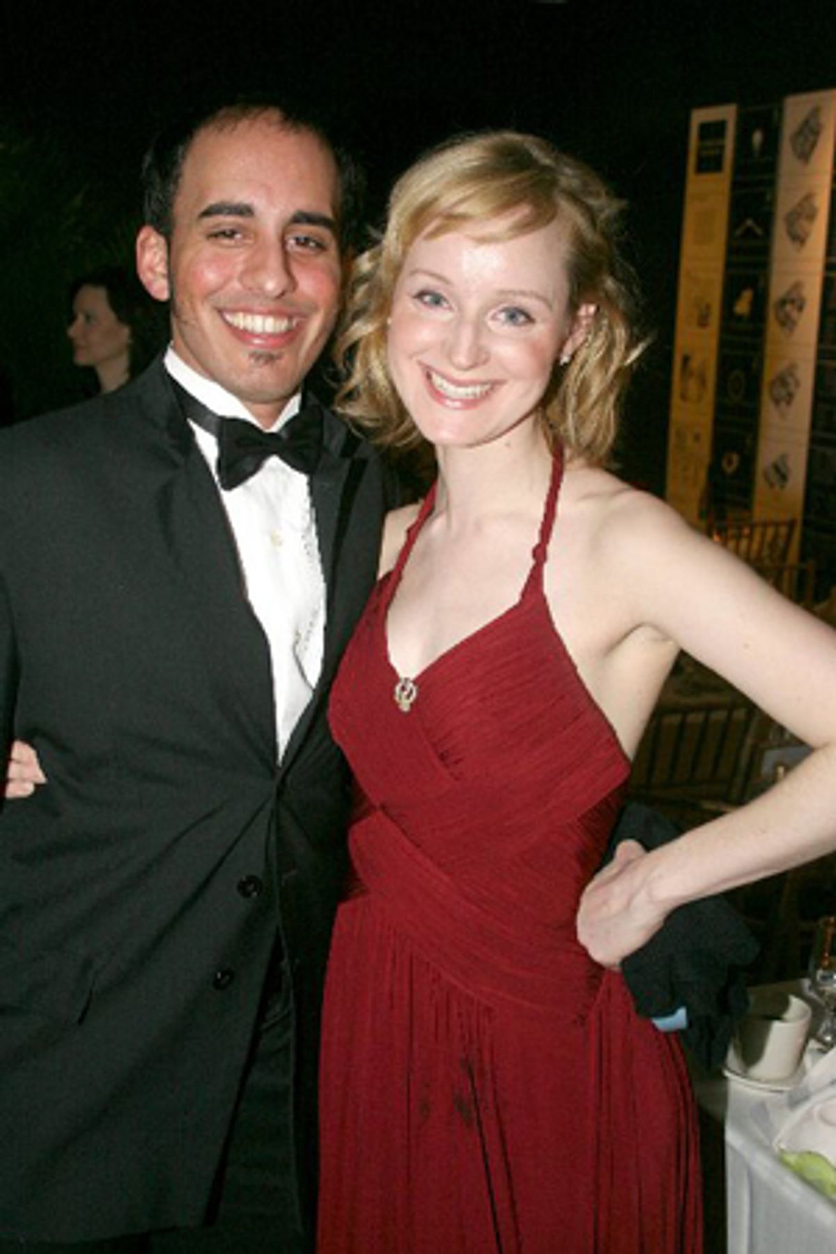 Erin Davie and boyfriend at 