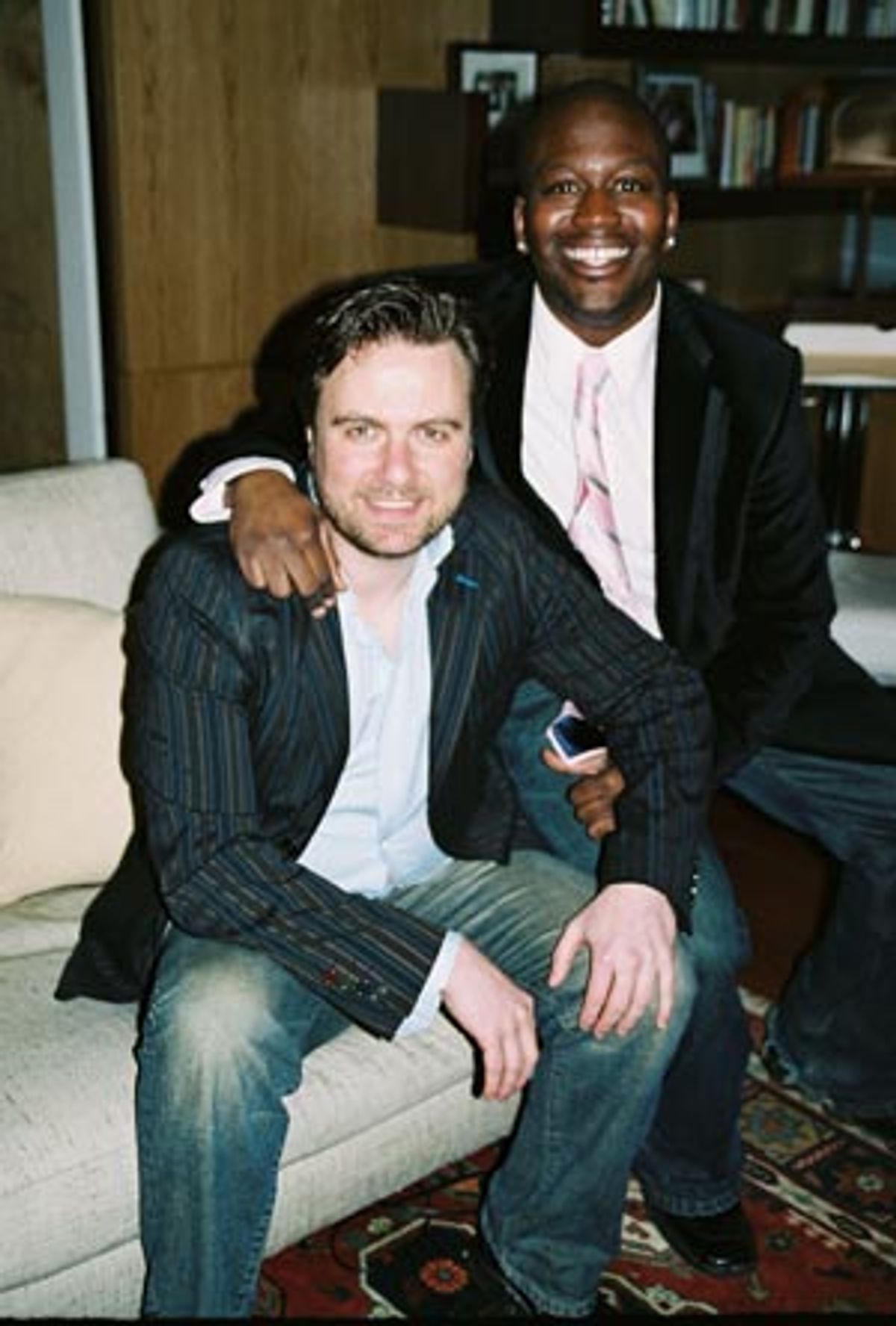 Manoel Felciano and Tituss Burgess at 