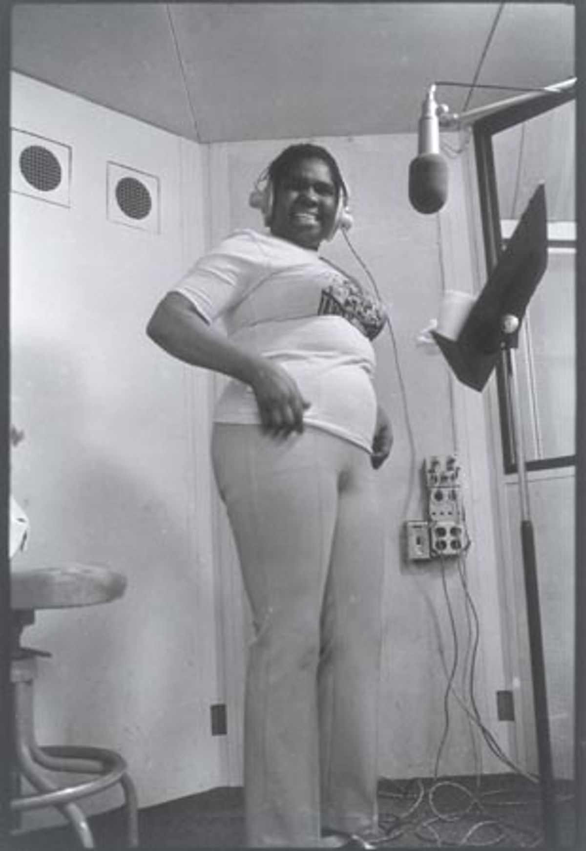 Linda Hopkins at the recording session of Inner City. at 