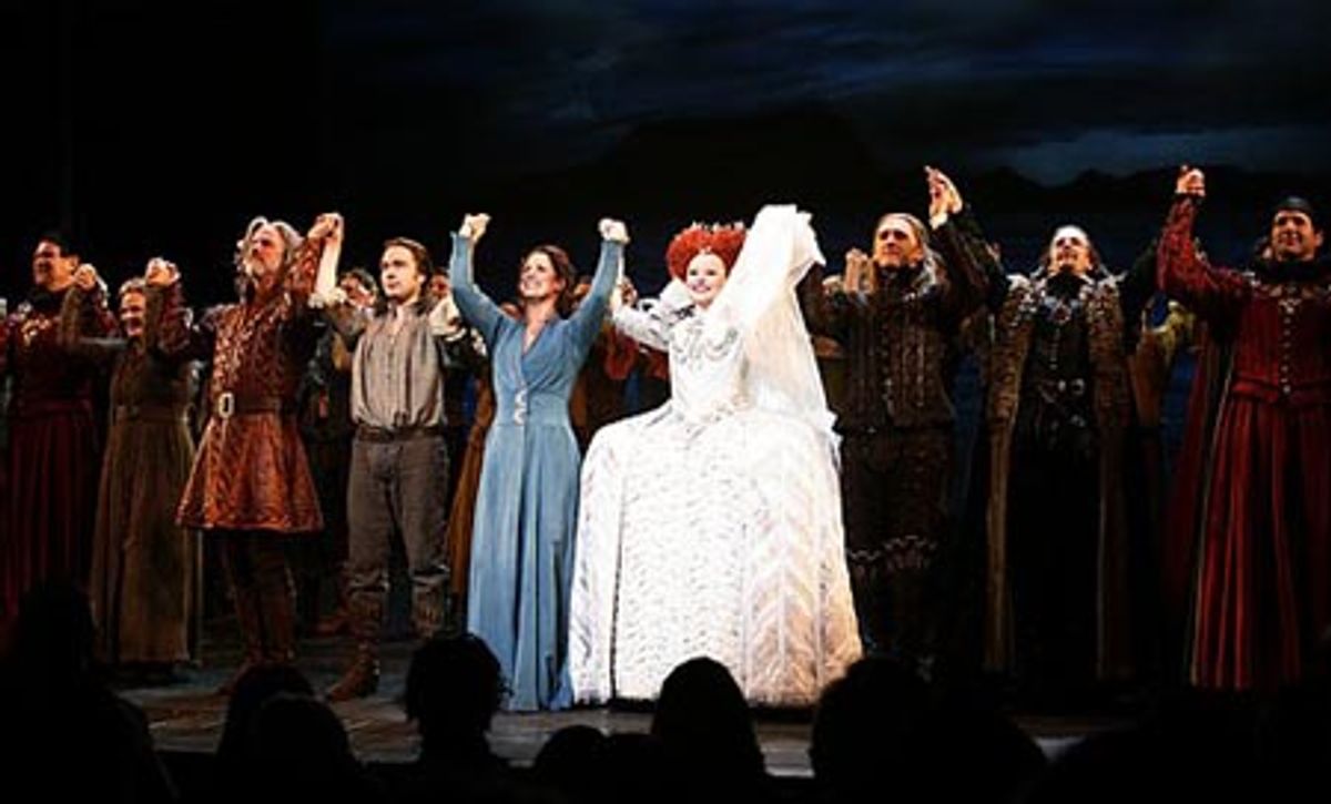 Jeff McCarthy, Hadley Fraser, Stephanie J. Block, Linda Balgord, Marcus Chait and William Youmans at 