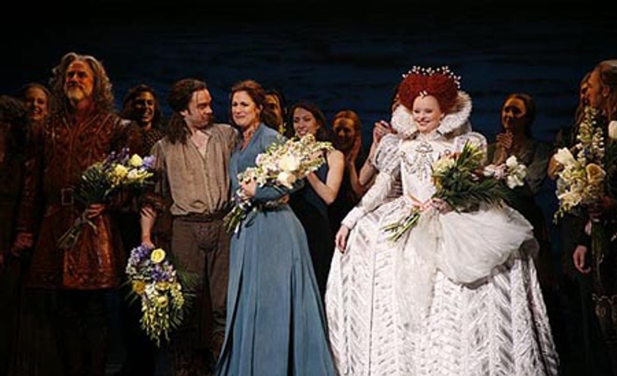 Jeff McCarthy, Hadley Fraser, Stephanie J. Block and Linda Balgord at 