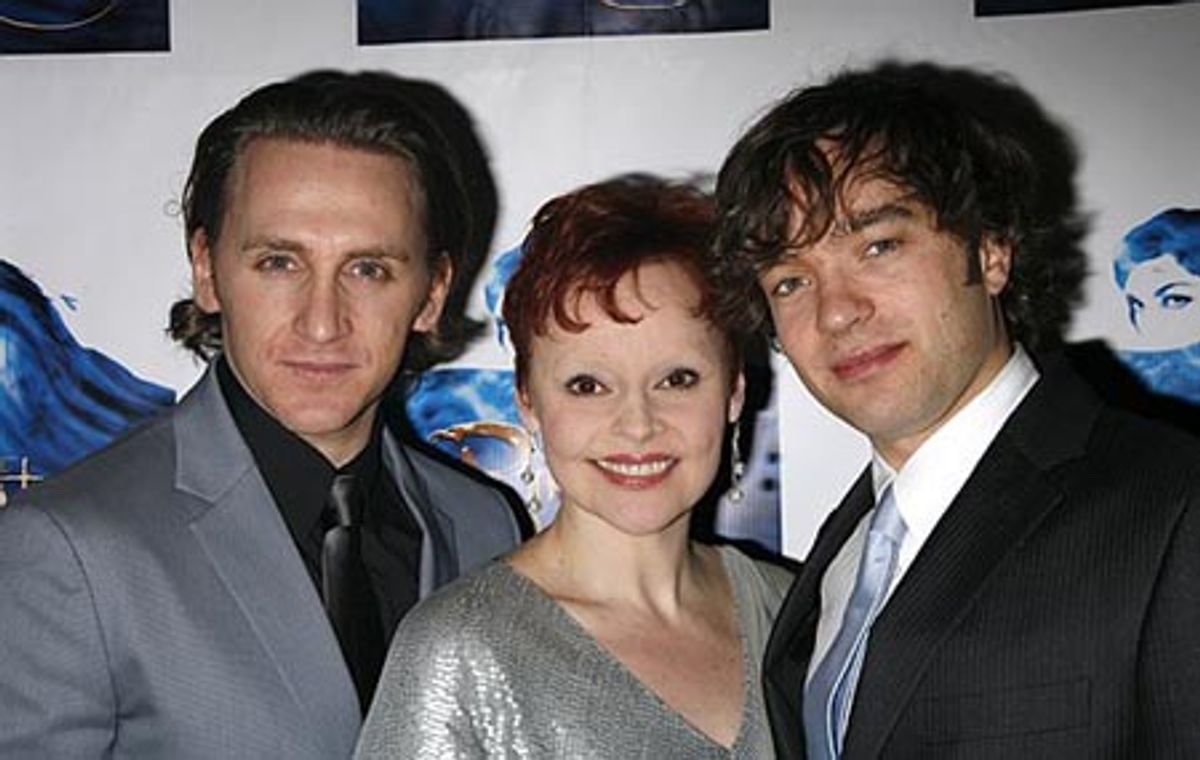 Marcus Chait, Linda Balgord and Hadley Fraser at 