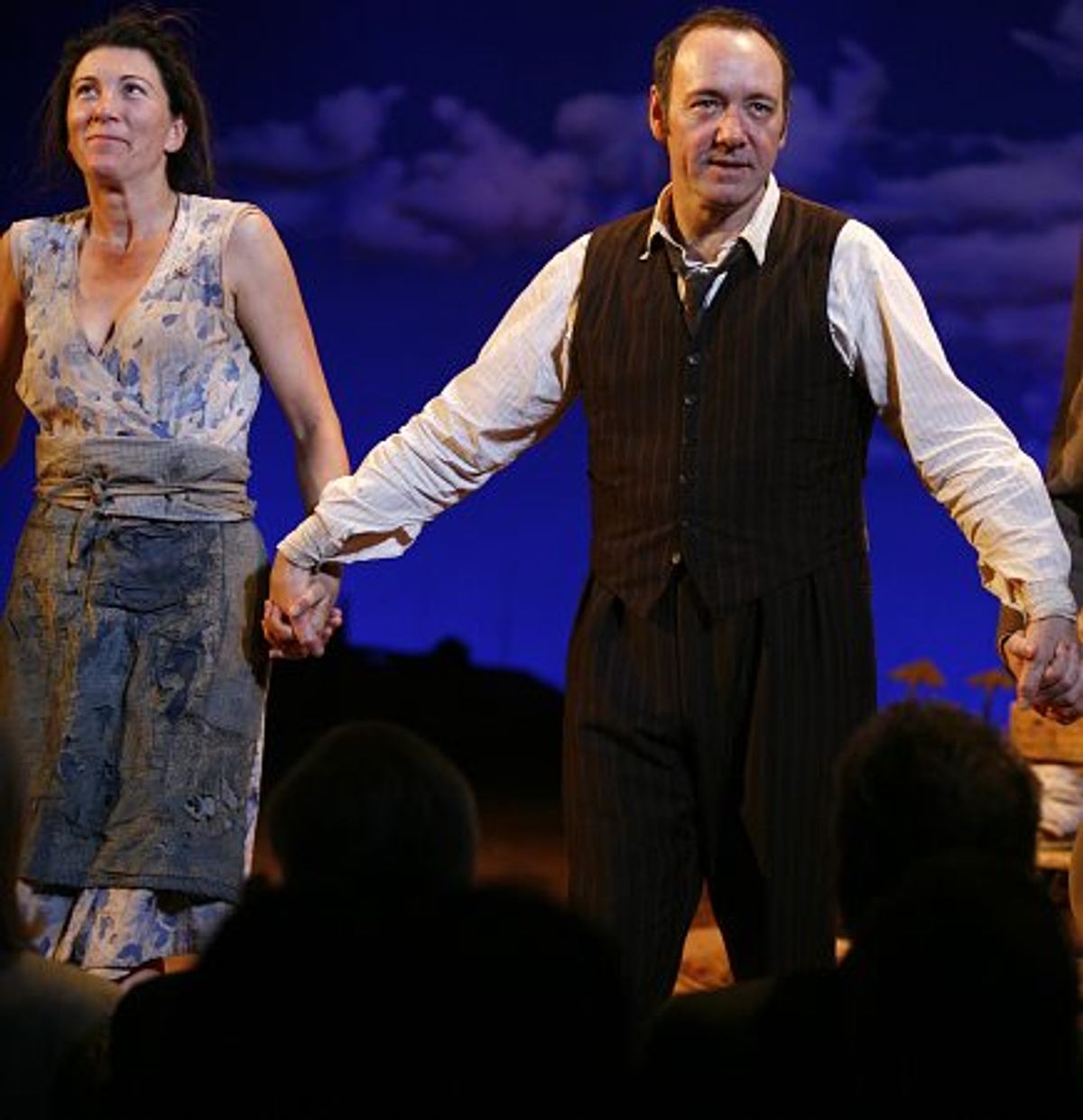 Eve Best and Kevin Spacey at 