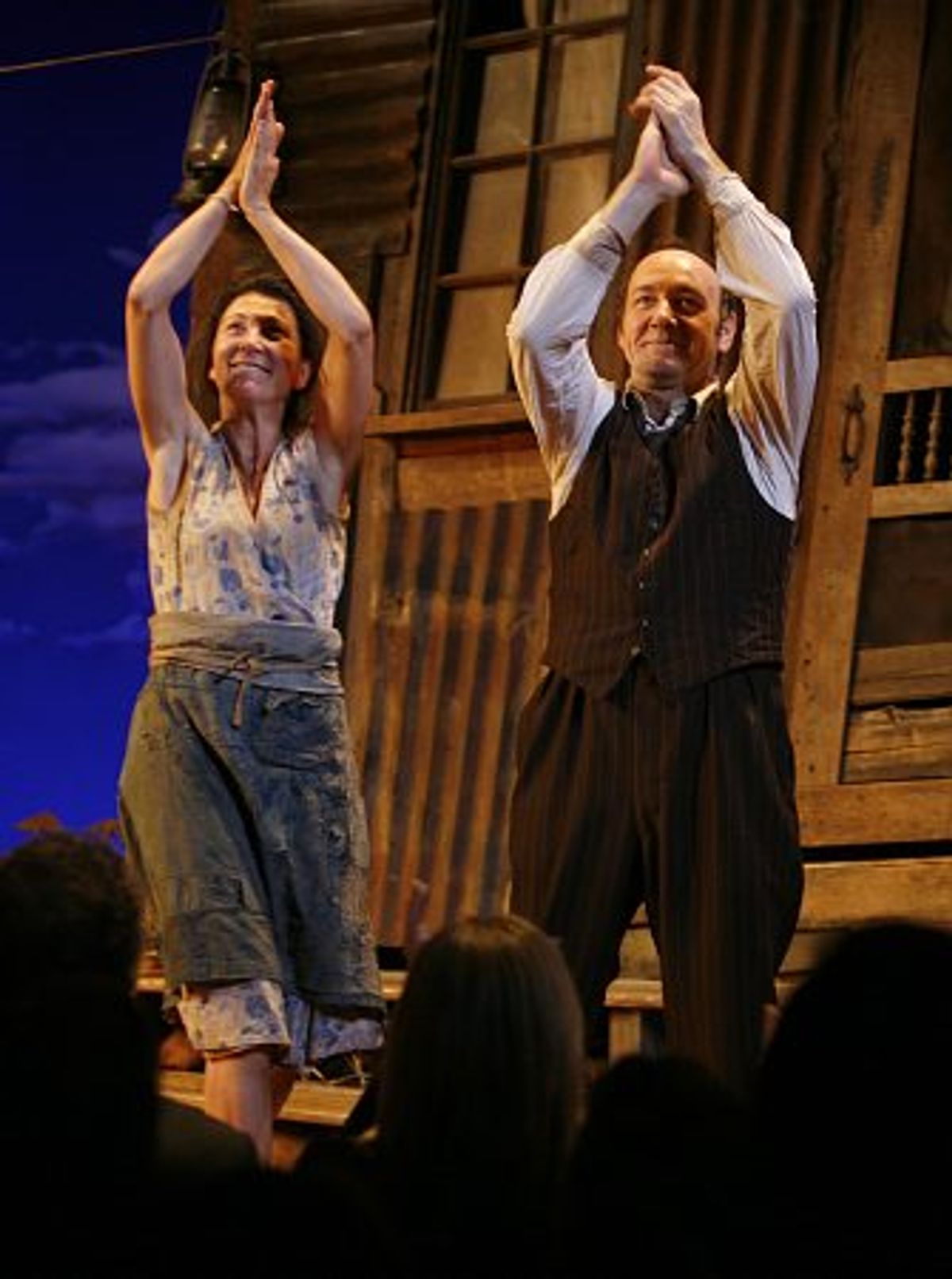 Eve Best and Kevin Spacey at 