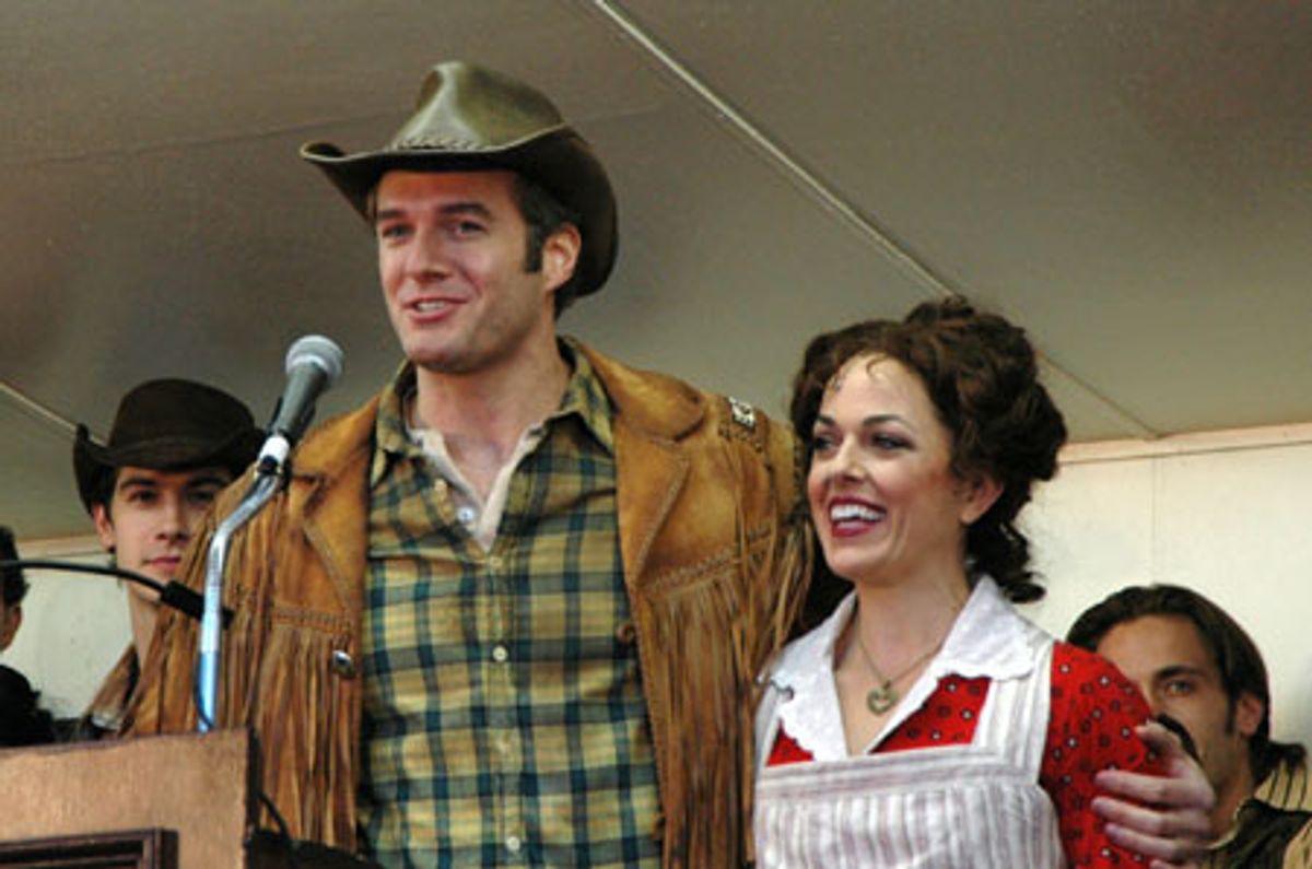 Ed Watts and Michelle Dawson at 