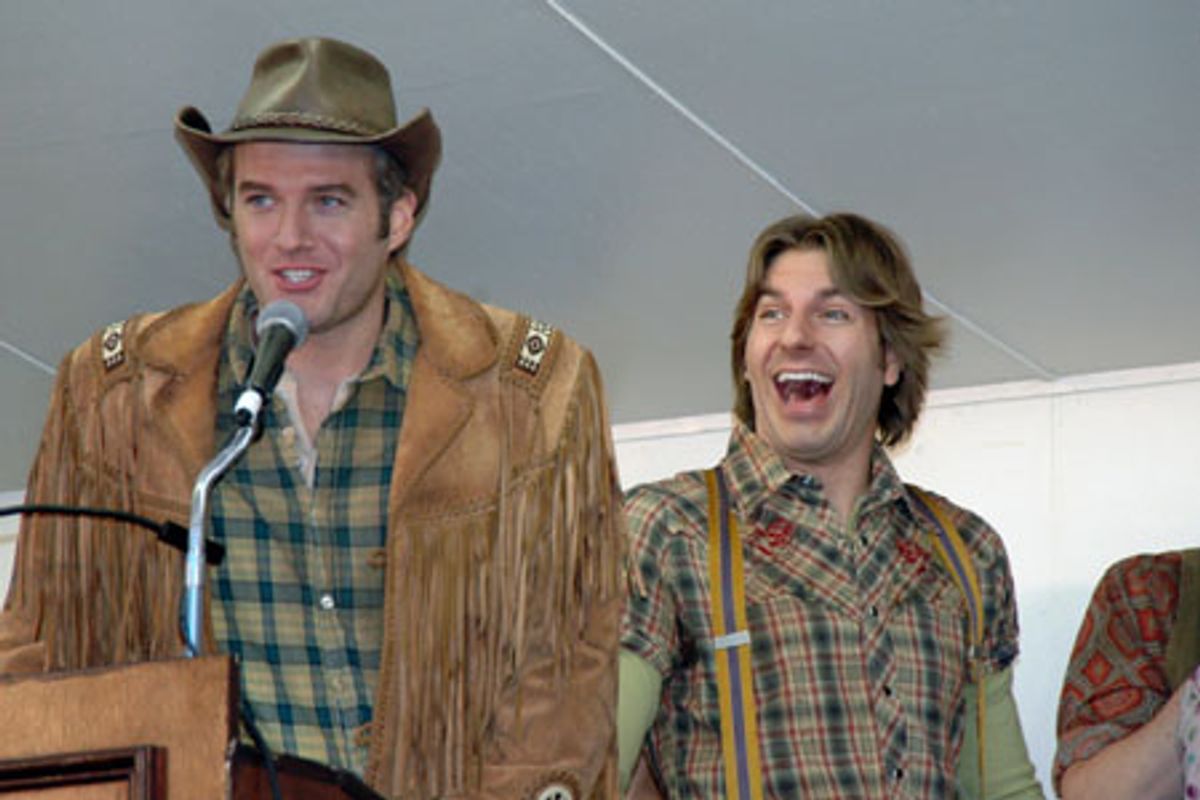 Ed Watts and Carl Warden at 