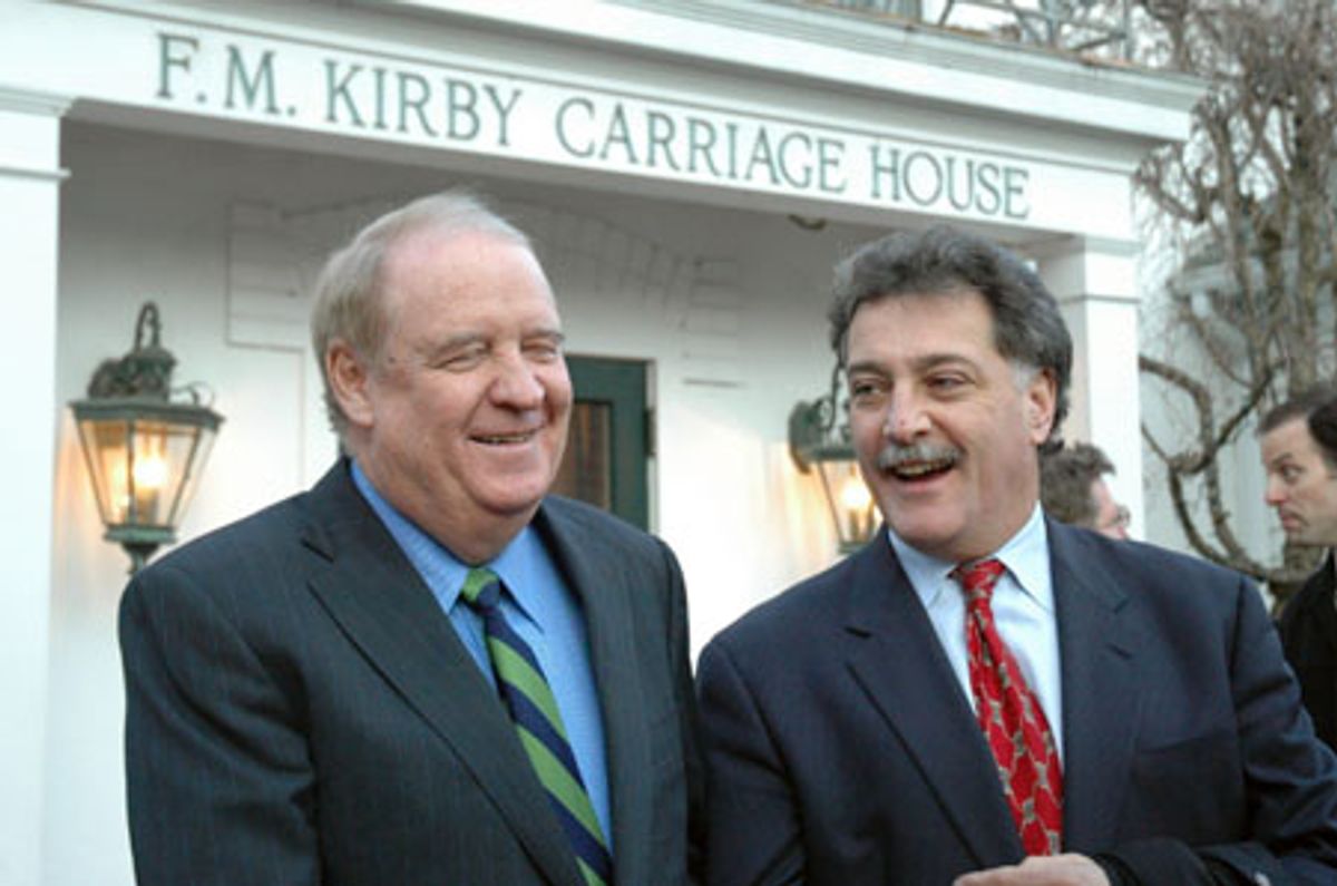 Richard Codey - Former Governor, Senate President, and Daniel J. Baer - Mayor of Millburn at Paper Mill Playhouse Rally