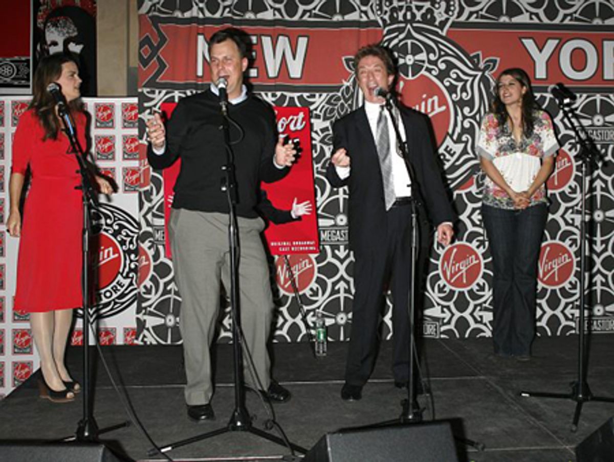 Mary Birdsong, Brooks Ashmanskas, Martin Short and Nicole Parker at 