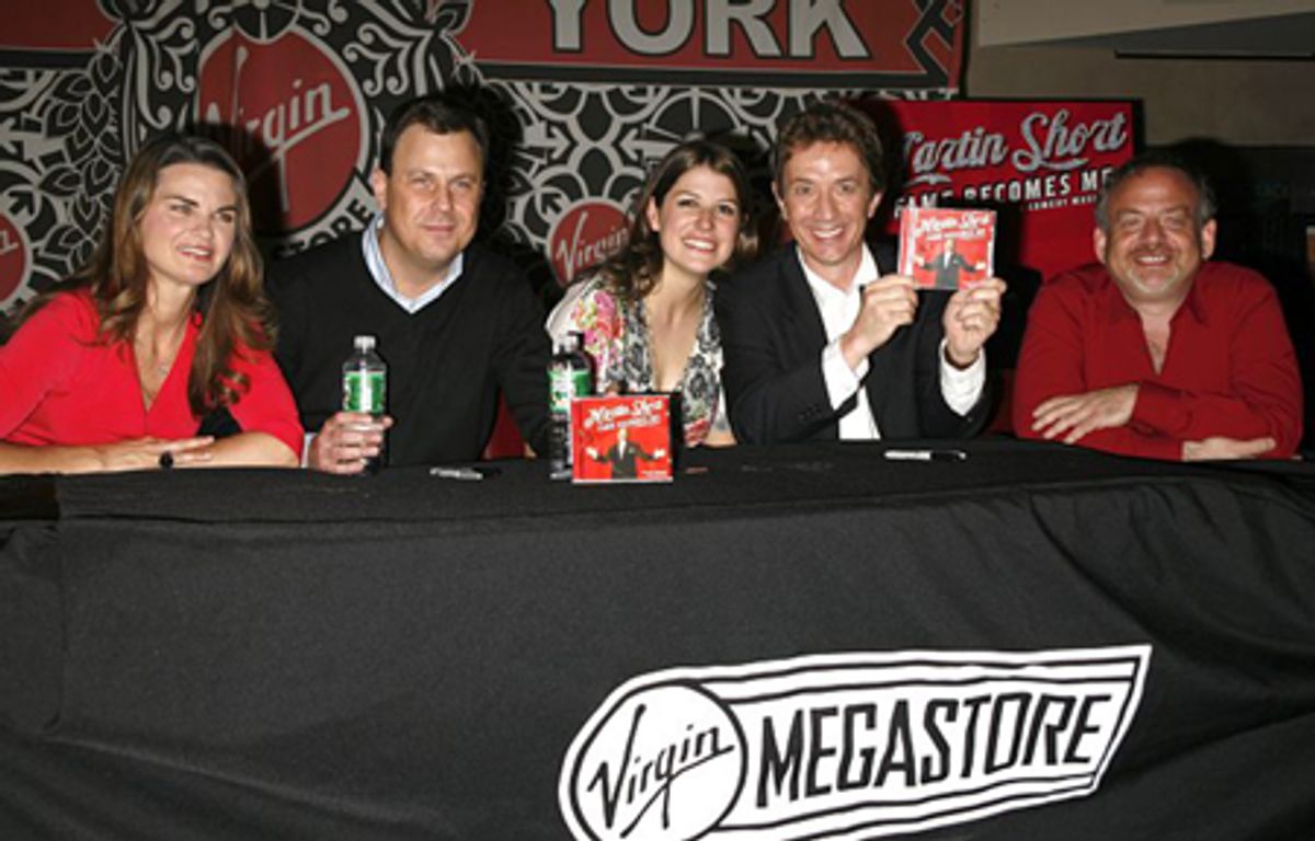 Mary Birdsong, Brooks Ashmanskas, Nicole Parker, Martin Short and Marc Shaiman at 