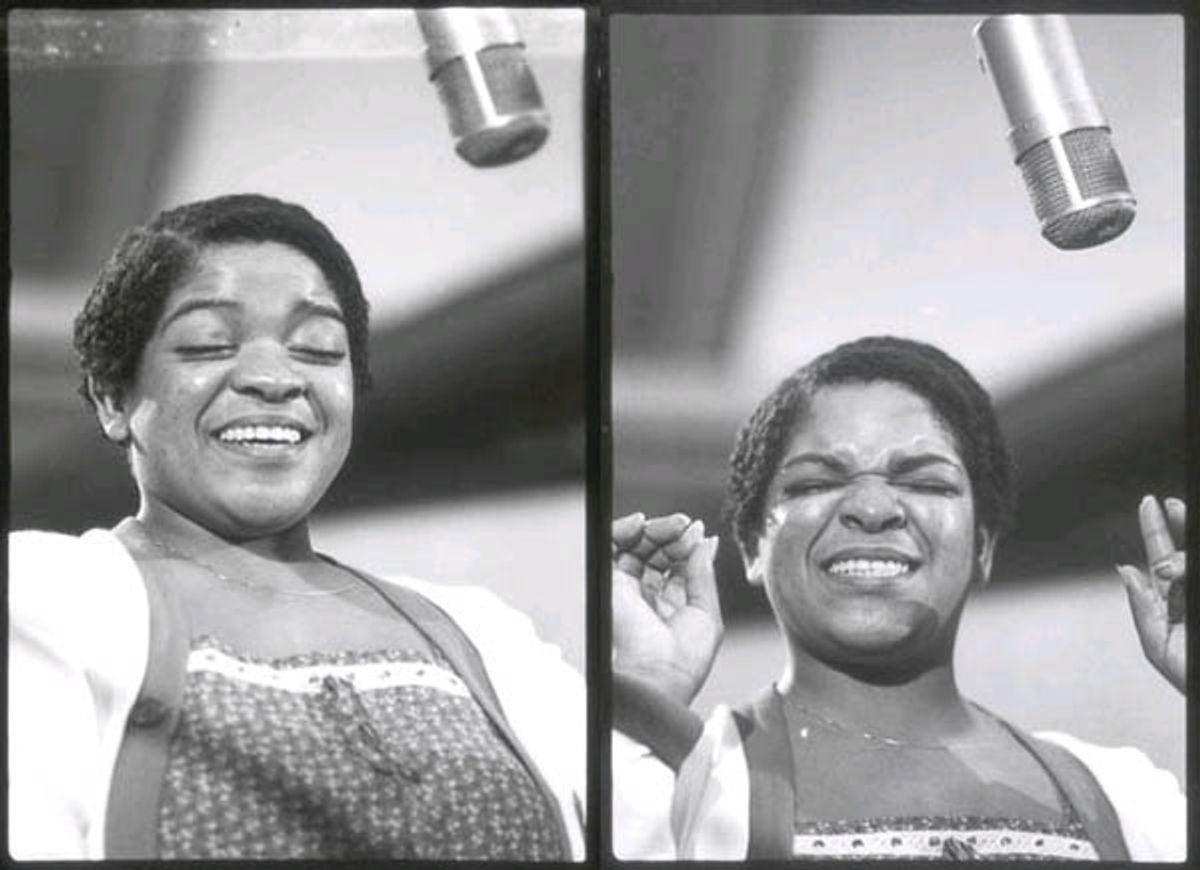Nell Carter at the recording session of Ain't Misbehavin' at Broadway Scene Stealers: Coming Back A Star!