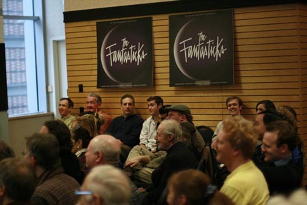 (At the back) Robert R. Oliver, John Deyle, Martin Vidnovic, Nick Spangler, Burke Moses, Douglas Ullman, Jr. and Julie Craig at 