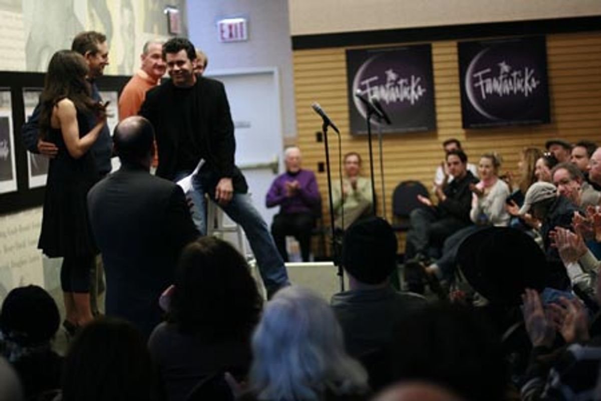 Julie Craig, Martin Vidnovic, Burke Moses, Douglas Ullman, Jr., Tom Jones and Robert R. Oliver at 