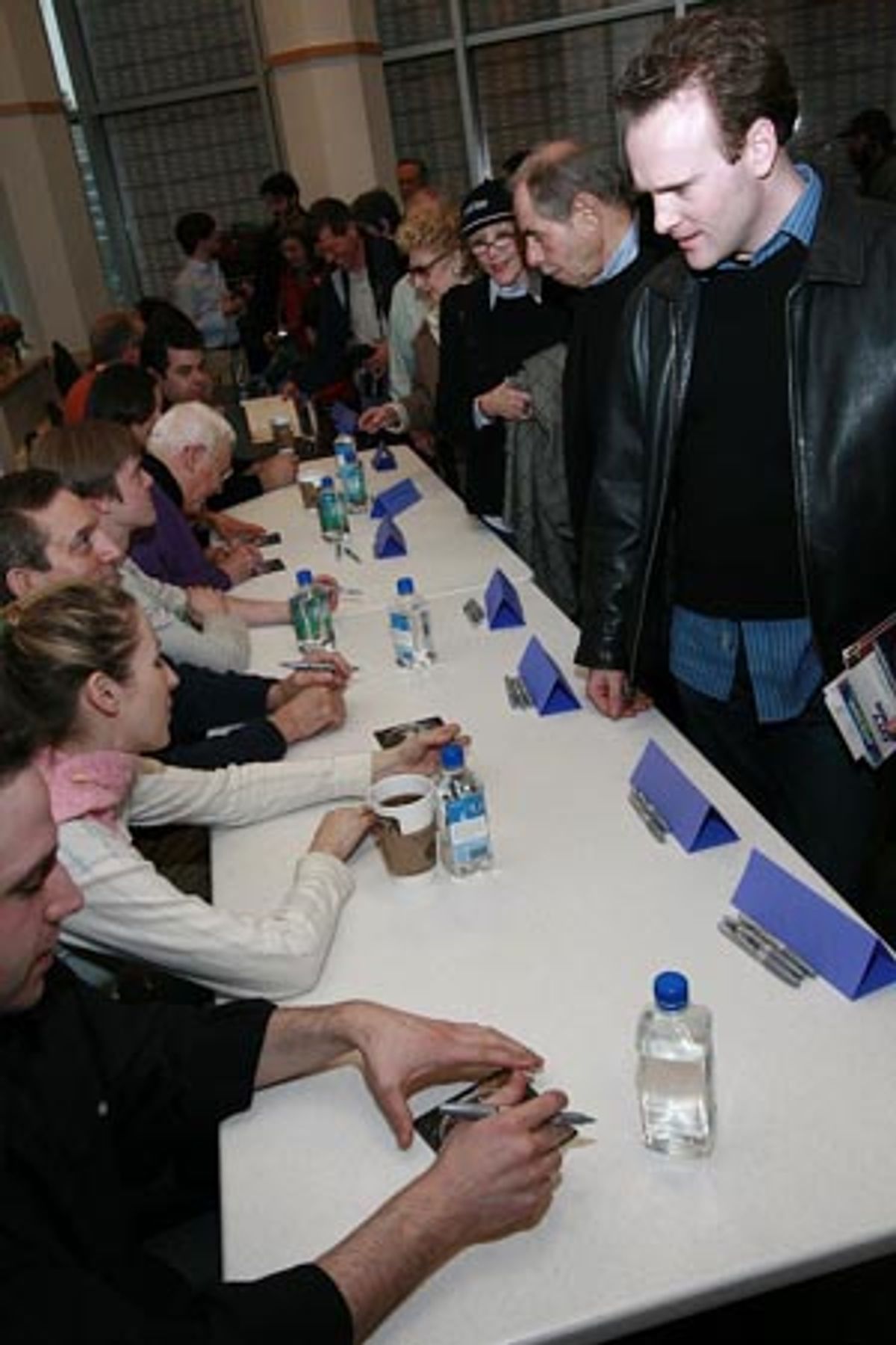 Santino Fontana, Sara Jean Ford, Martin Vidnovic, Douglas Ullman, Jr. and Tom Jones at 