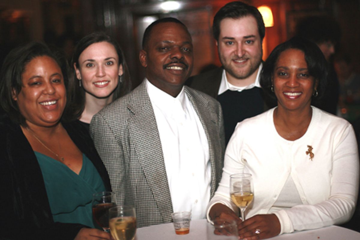 Cat McKenzie, Katie Dietz, Nathan Jackson, Michael Barra and Darlene Jackson at 