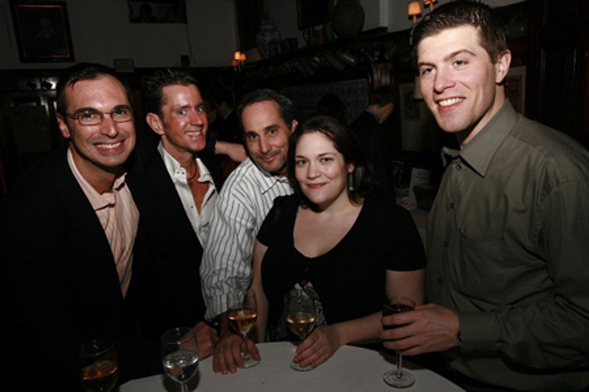 Greg Giancola, Francis Cannon, Randy Rains, Liz Kepniss and John Marshall, Frank Schultz, Christine Burke and Michele Manfreda at 