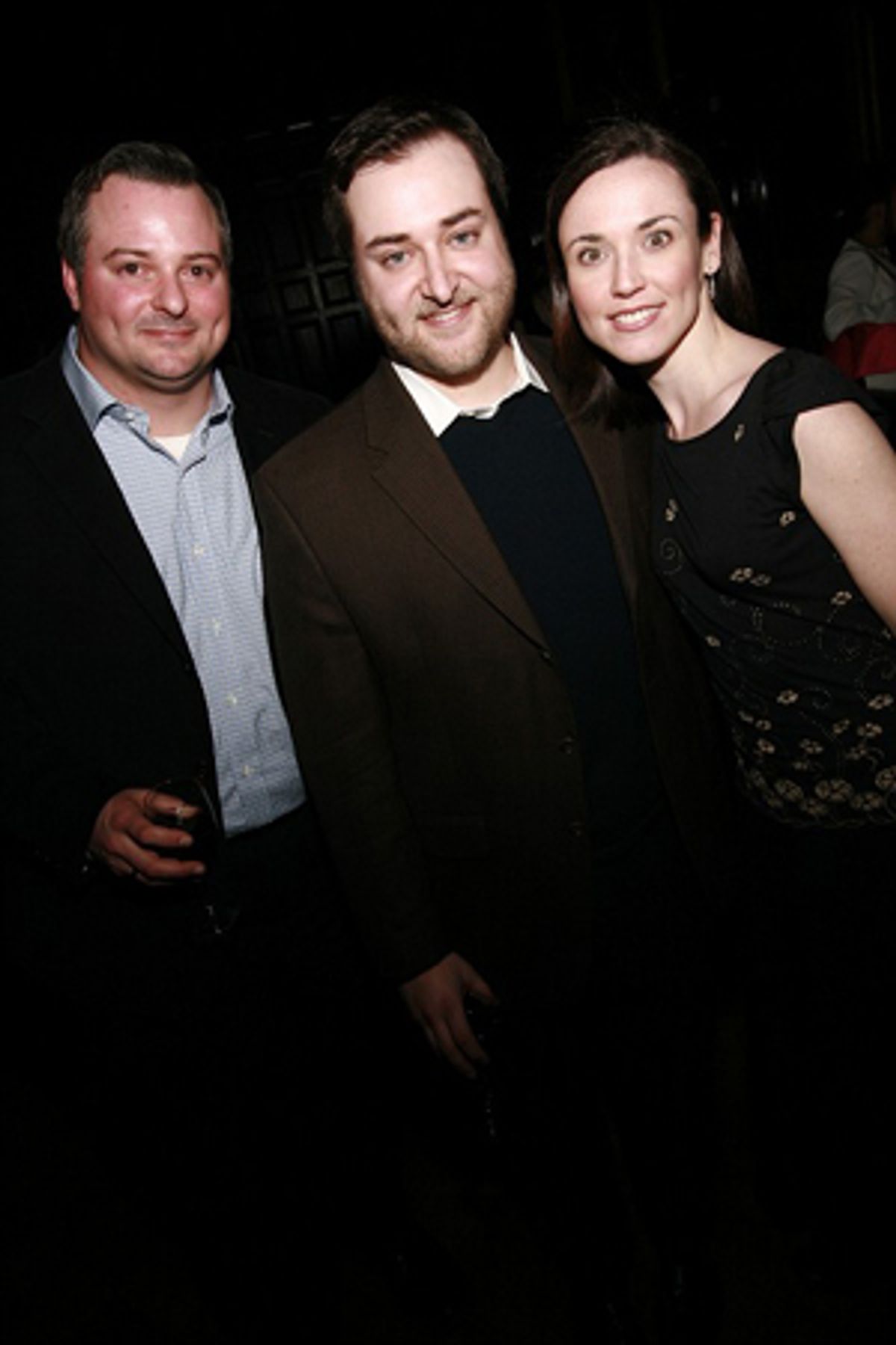 Vinny Paolozzi, Michael Barra and Katie Dietz at 