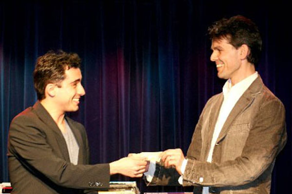 John Lloyd Young and J. Robert Spencer at 