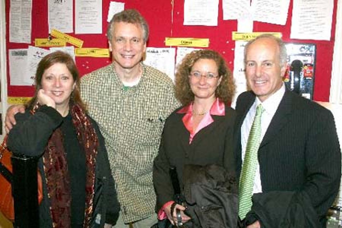 Rick Elice and representatives from The Actors' Fund at 
