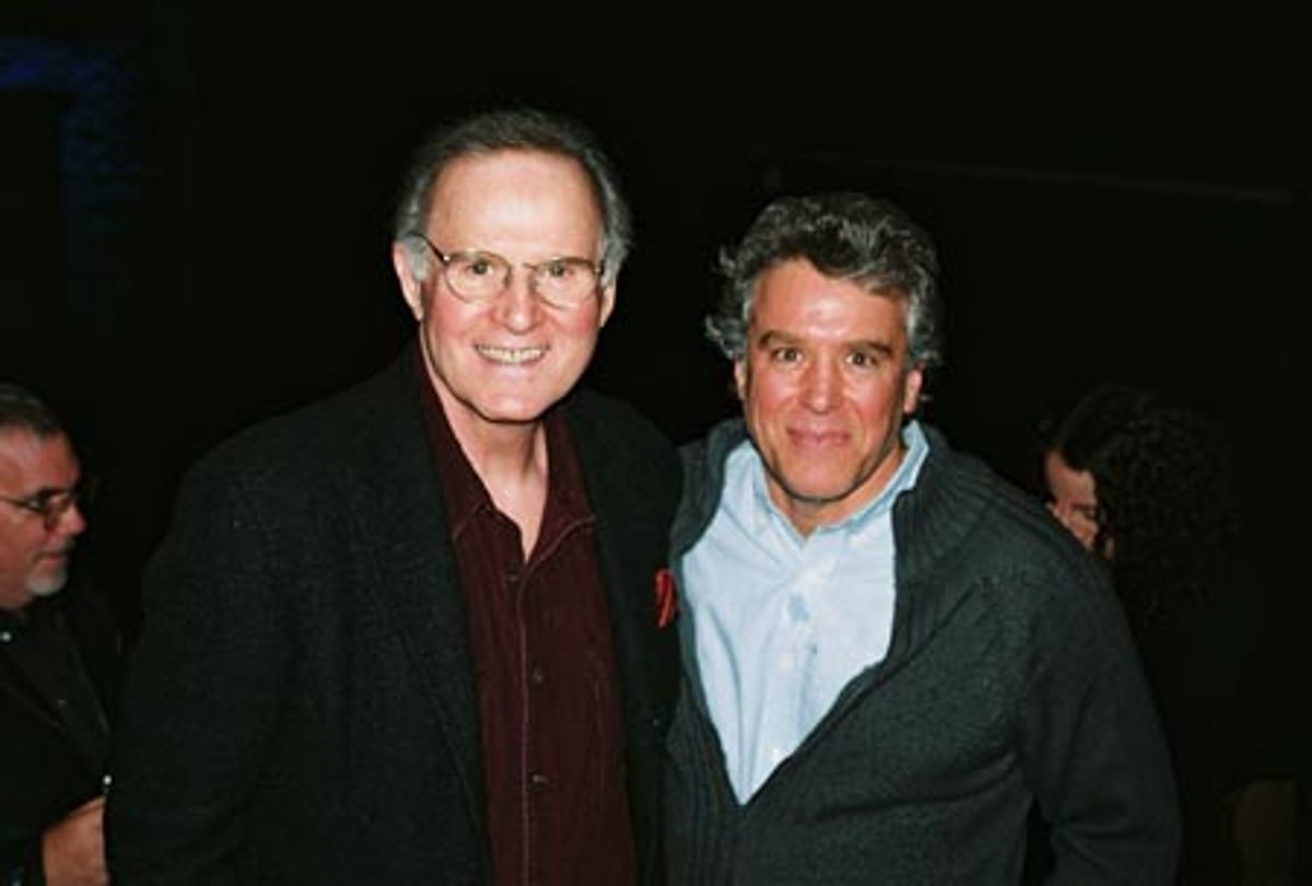 Charles Grodin and Casey Childs (Primary Stages Founder and Executive Producer) at 
