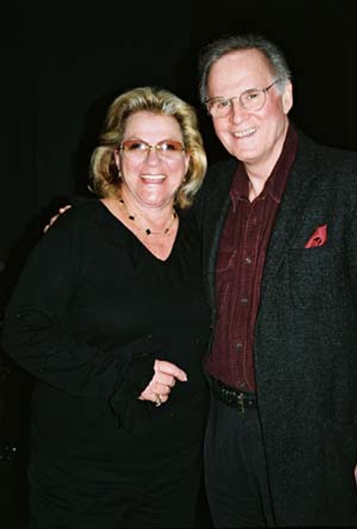 Carol Roaman and Charles Grodin at An Evening with Charles Grodin