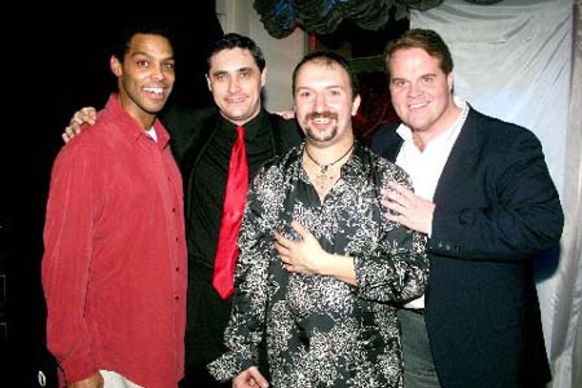 Robert Fowler, pianist David Shenton, Joseph John and John Treacy Egan at 