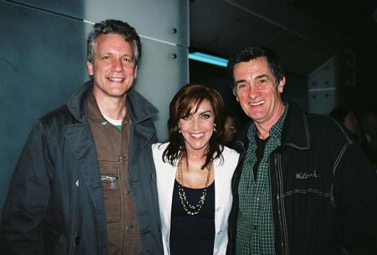Rick Elice, Andrea McArdle and Roger Rees at 