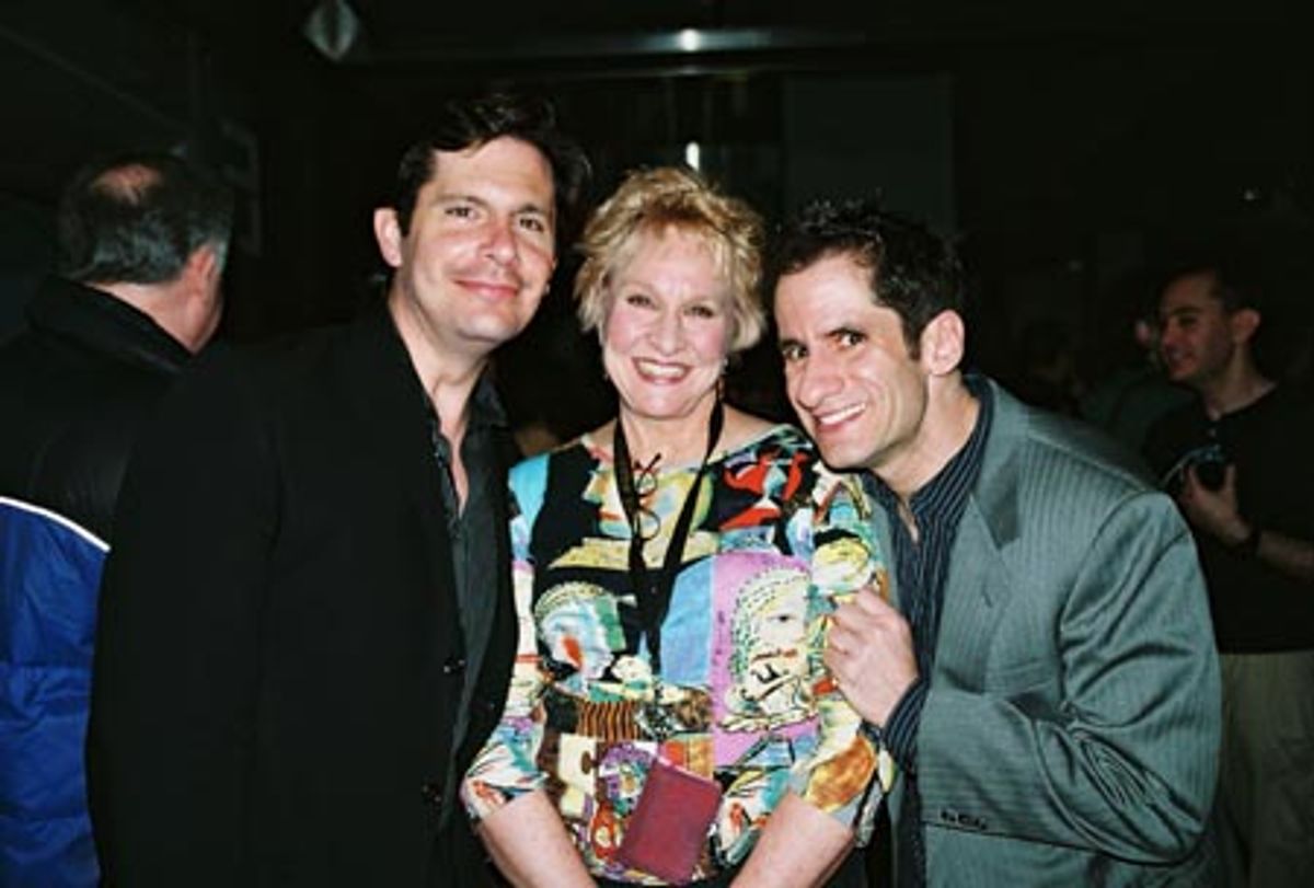 Peter Flynn (Director), Pamela Myers and Seth Rudetsky at 